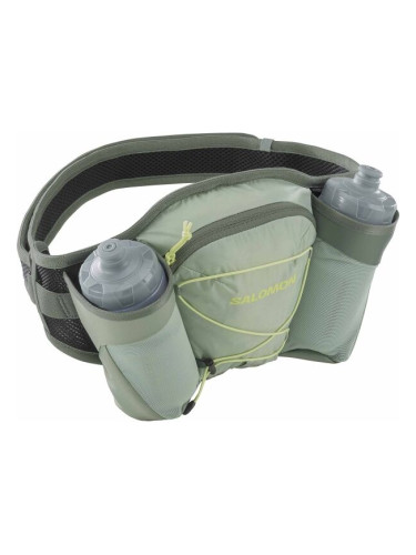 Salomon CROSS BELT 2 BOTTLES Универсална чантичка за кръста, светло-зелено, размер