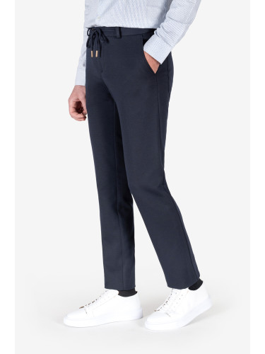 Мъжки панталон тип джогър в син цвят