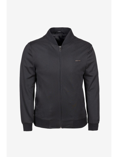 Мъжко яке-бомбър в черен цвят