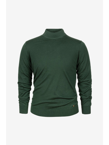 Блуза полуполо зелена