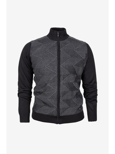 Жилетка жакард черна