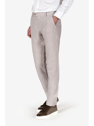 Панталон лен беж 23