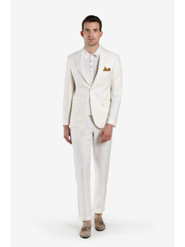 Костюм лен бял 23