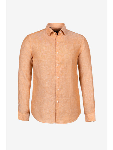 Риза лен оранжева