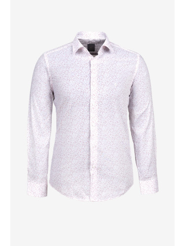 Риза слим фит лила флорал 3