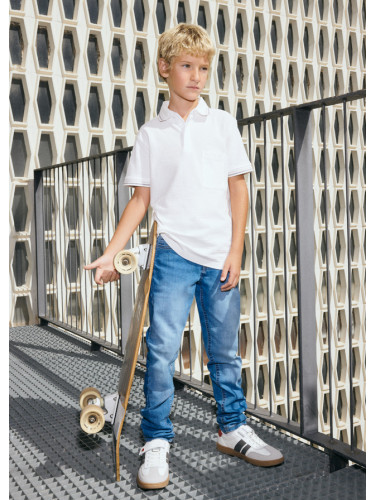 Дълги дънки в светъл деним с протъркан ефект Mayoral