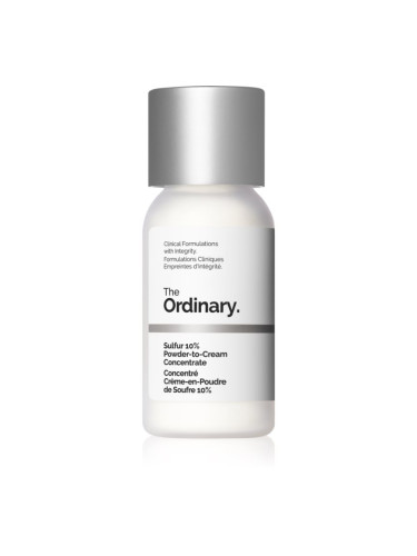 The Ordinary Sulfur 10% Powder-to-Cream Concentrate локална грижа против акне 5 гр.