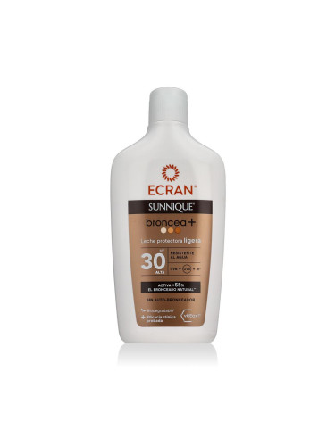 Ecran Sunnique Broncea+ Protective Milk SPF30 Слънцезащитна козметика за тяло 370 ml