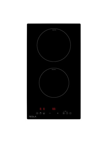 Стъклокерамичен плот за вграждане Tesla HI3201MB, 3500W, 9 степени, Таймер, Защита от деца, Индикатор за остатъчна топлина, Черен