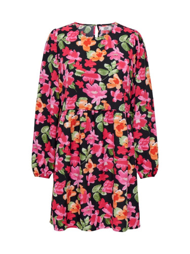 Рокля на Жаклин де Йонг с флорални мотиви