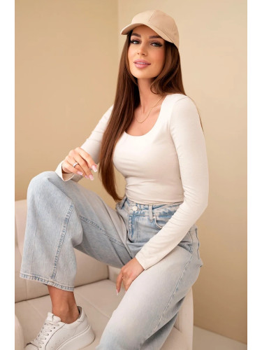 Дамска блуза с квадратно деколте