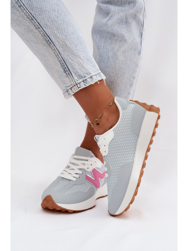 Дамски сини маратонки Janelora