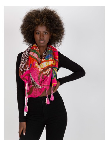 Scarf-AT-CH-LA12527-fuchsia