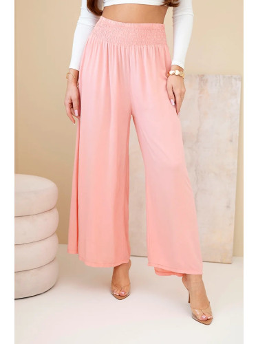 Дамски вискозен панталон с еластична талия