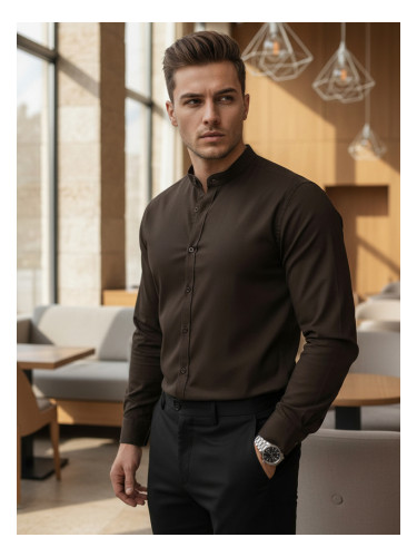Мъжка ежедневна риза с дълъг ръкав