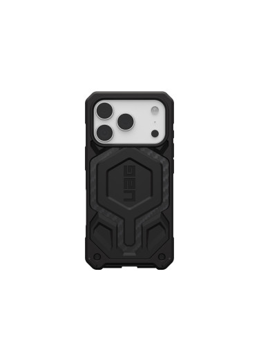 Оригинален кейс UAG Monarch Pro Carbon Fiber, За iPhone 17 Pro (6.3), Черен