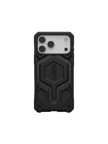 Оригинален кейс UAG Monarch Pro Carbon Fiber, За iPhone 17 Pro Max (6.9), Черен