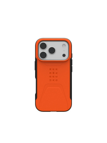 Оригинален кейс UAG Civilian Magsafe, За iPhone 17 Pro (6.3), Оранжев