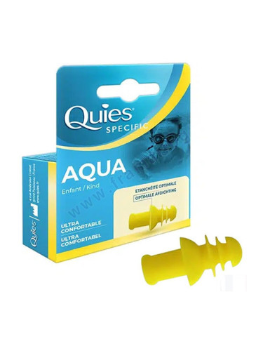 QUIES СИЛИКОНОВИ ТАПИ ЗА УШИ ЗА ПЛУВАНЕ ЗА ДЕЦА * 1