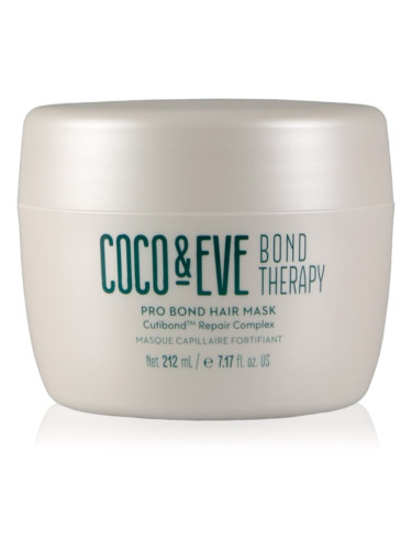Coco & Eve Bond Therapy Pro Bond Mask възстановяваща и подсилваща маска за увредена и химически третирана коса 212 мл.