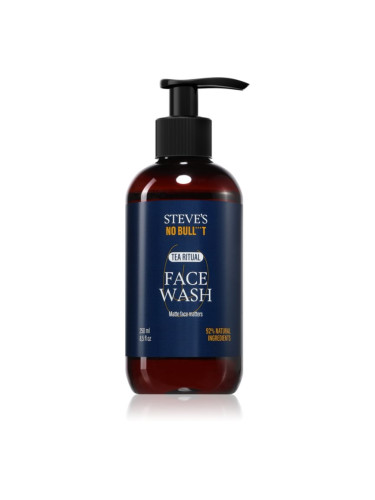 Steve's No Bull***t Tea Ritual Face Wash почистващ гел за лице за мъже 250 мл.