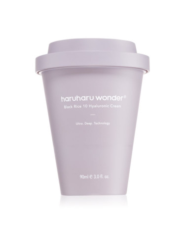 Haruharu Wonder Black Rice 10 Hyaluronic Cream интензивен хидратиращ крем за успокояване на кожата 90 мл.