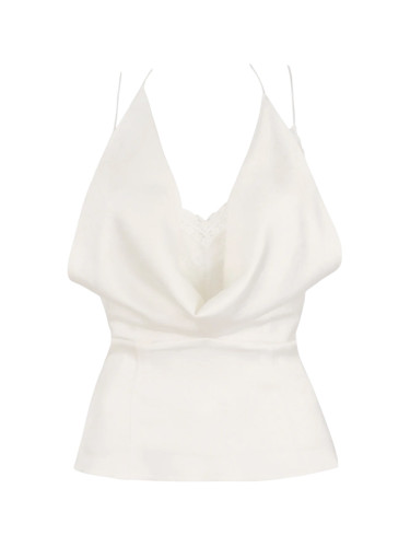 Топ WHITE LACE&SATIN