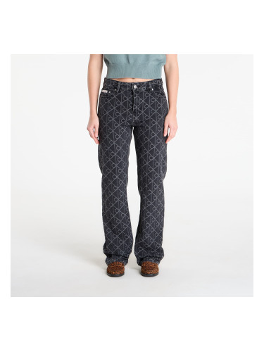 Дънки Calvin Klein Jeans Signature 90S Straight Jeans Black 24