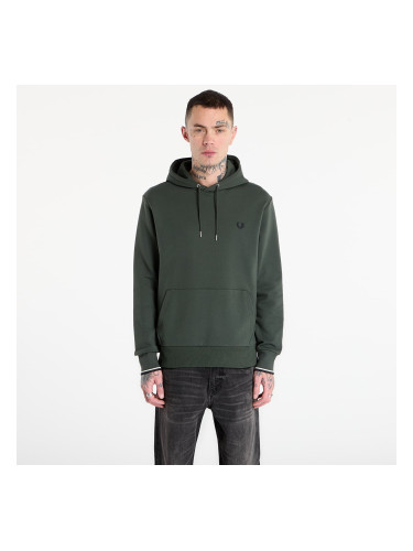 Суитшърт FRED PERRY Tipped Hooded Sweatshirt Court Green/ Snow White/ Navy M