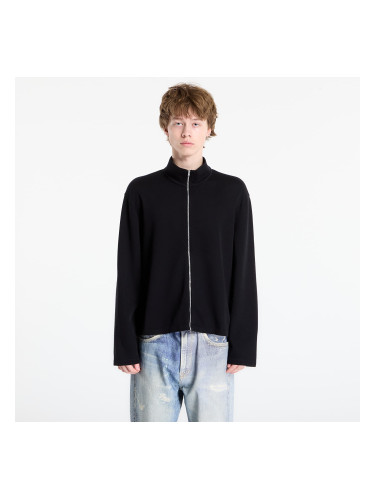 Суитшърт OUR LEGACY Shrunken Fullzip Black Athletic Rib 48