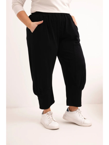 Панталон Kesi Plus Size с ниска талия