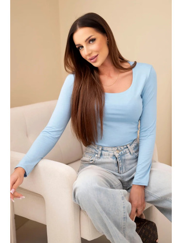 Дамска блуза с квадратно деколте