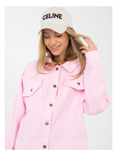 Розов суичър с качулка