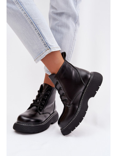 Дамски боти до глезена на платформа Harmine