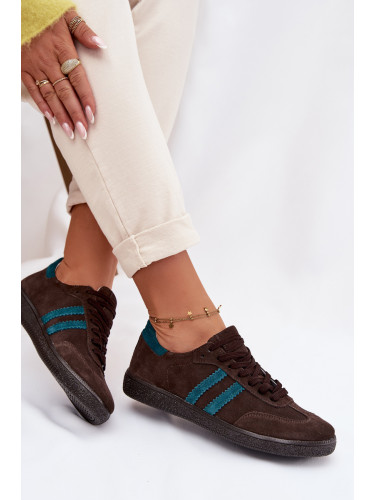 Дамски велурени ниски маратонки Zazoo