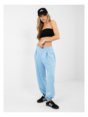 Светлосини широки панталони