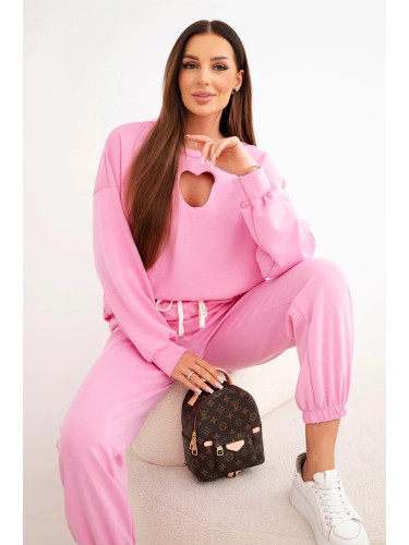 Дамски комплект с деколте във формата на сърце