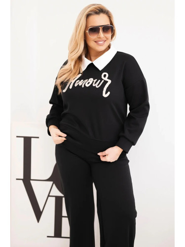 Дамски комплект Kesi за големи размери с яка