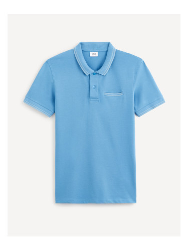 Celio Polo T-Shirt Belipock Pique - Mens
