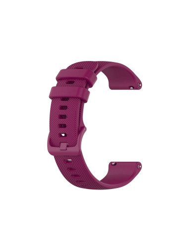 Силиконова каишка 22 мм, бургунди, Diloy BR42