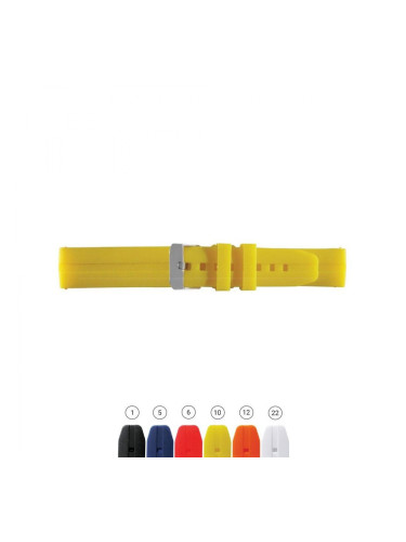 Силиконова каишка Diloy SBR03 – 22 мм