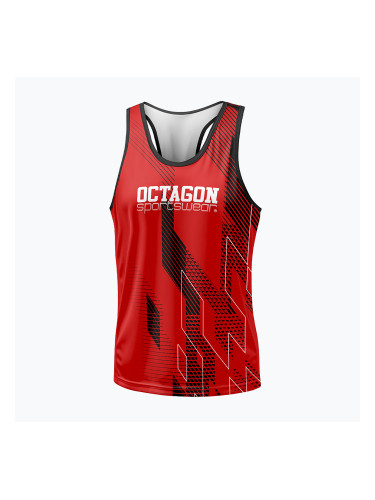 Мъжки потник Octagon Diamond red