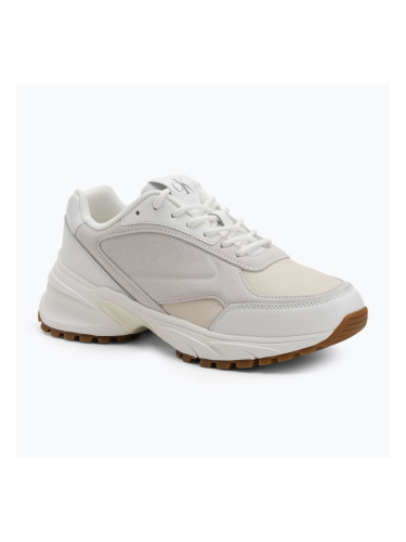 Мъжки обувки Calvin Klein YM0YM01289 Hike Runner HF Leather Mix bright white/creamy white/eggshell