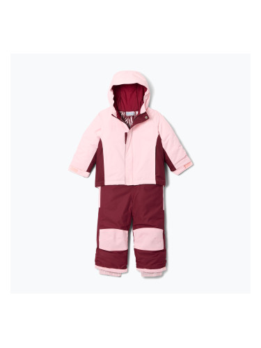 Детски скиорски комплект Columbia Buga IIi Set satin pink/rich wine