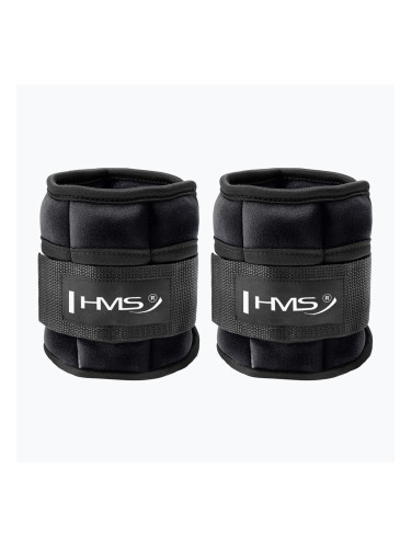 Тежести за глезена и китката HMS ONK01 0,5 кг 2 бр. черни