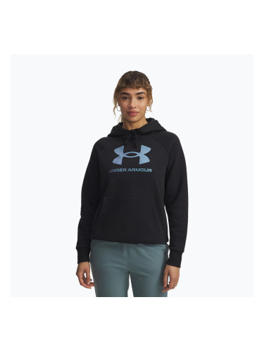 Дамски суитшърт Under Armour Rival Feelce Shimmer Hoody black/iridescent