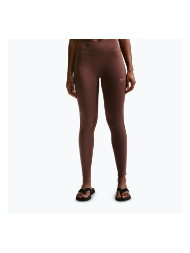 Дамски клин Nike One High-Waisted Seamless light chocolate
