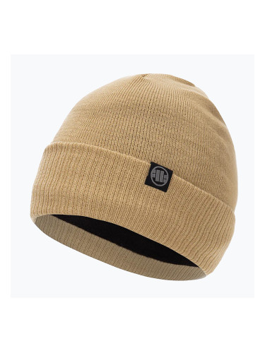Зимна шапка Pitbull West Coast Small Logo 2 sand