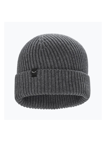 Зимна шапка Salewa Re-Zebru Knit light grey melange