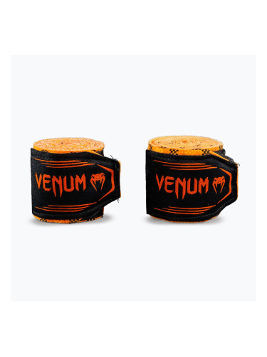Боксови бандажи Venum Tartan Handwraps 400 cm pumpkin